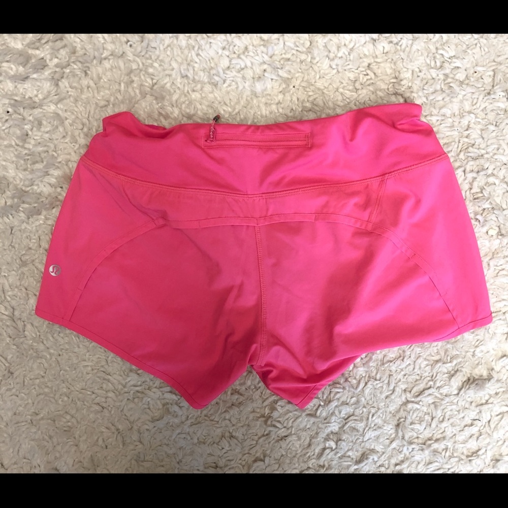 Lululemon pink shorts